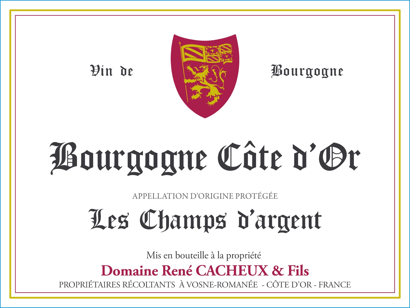 Bourgogne Les Champs d'argent